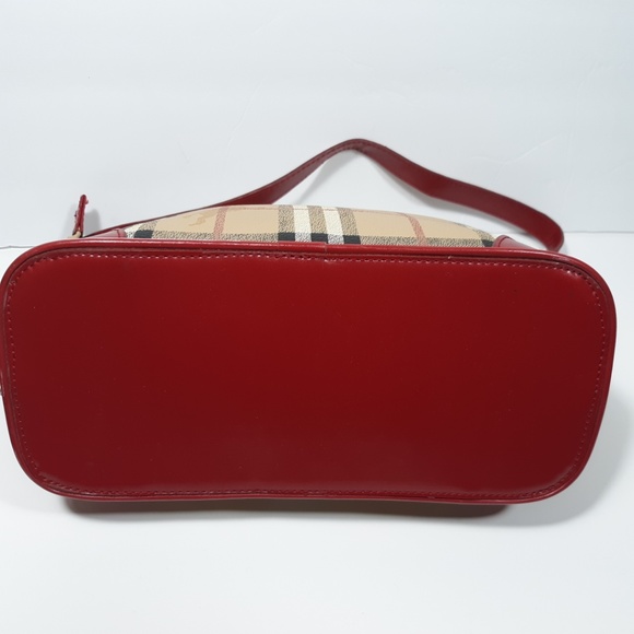 BURBERRY Blue Label Nova Check Haymarket Hobo Bag - Picture 4 of 8